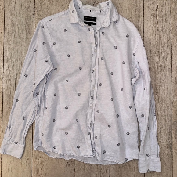 Men’s Banana Republic button up size M - Picture 1 of 9